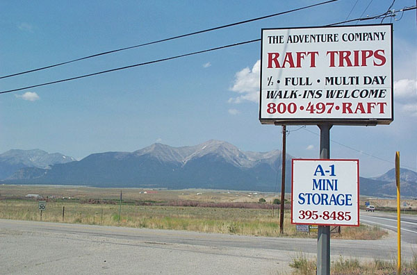 We did some whitewater rafting on the Arkansas River with The Adventure Company out of Buena Vista.