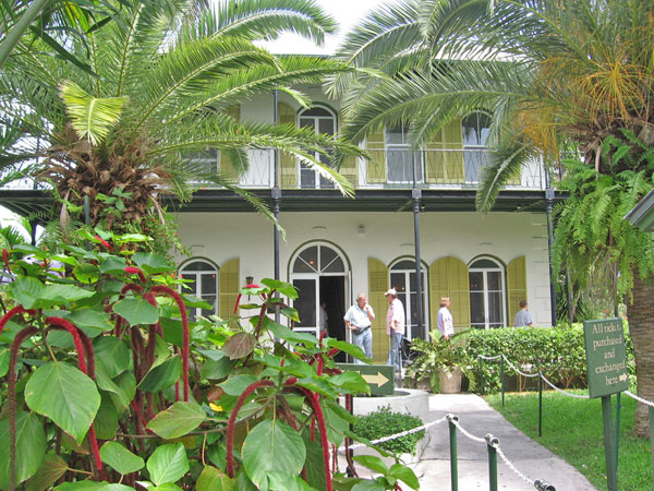 Ernest Hemingway's house.