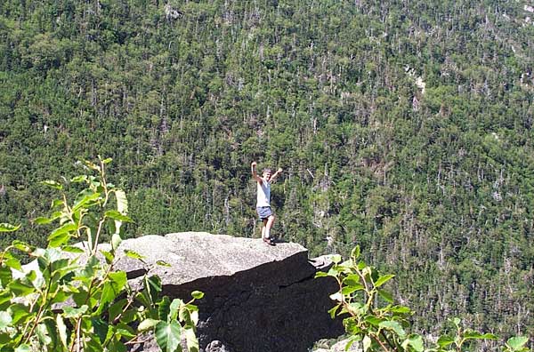 boulder hopping in the Ravine